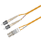 P-MM6-D2O-LCP-STP-xx Fiberworks AS  Snor MM DPX LC/PC-ST/PC xx m 62,5/OM1 2x ø2mm Oransje