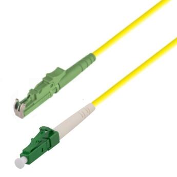 P-SM9-S2Y-E2A-LCA-xx Fiberworks AS  Snor SM SPX E2000/APC-LC/APC xx m 9/OS2 G.657.A2 &#248;2mm Gul