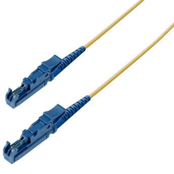 P-SM9-S2Y-E2U-E2U-xx Fiberworks AS  Snor SM SPX E2000/UPC-E2000/UPC xx m 9/OS2 G.657.A2 ø2mm Gul