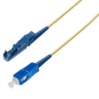 P-SM9-S2Y-E2U-SCU-xx Fiberworks AS  Snor SM SPX E2000/UPC-SC/UPC xx m 9/OS2 G.657.A2 ø2mm Gul