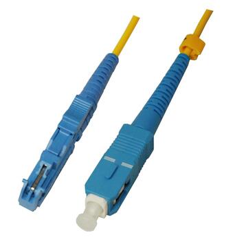 P-SM9-S2Y-E2U-SCU-xx Fiberworks AS  Snor SM SPX E2000/UPC-SC/UPC xx m 9/OS2 G.657.A2 &#248;2mm Gul