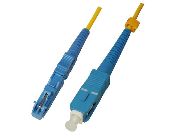 Snor SM SPX E2000/UPC-SC/UPC xx m 9/OS2 G.657.A2 ø2mm Gul 
