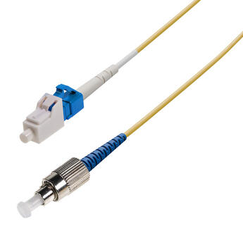 P-SM9-S2Y-LCU-FCU-xx Fiberworks AS  Snor SM SPX LC/UPC-FC/UPC xx m 9/OS2 G.657.A2 ø2mm Gul