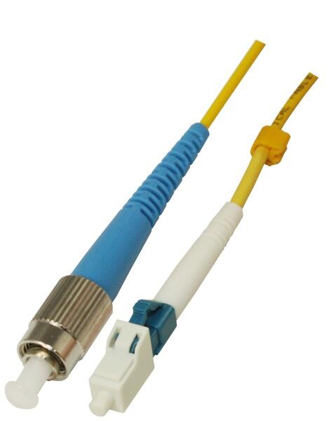 P-SM9-S2Y-LCU-FCU-xx Fiberworks AS  Snor SM SPX LC/UPC-FC/UPC xx m 9/OS2 G.657.A2 &#248;2mm Gul