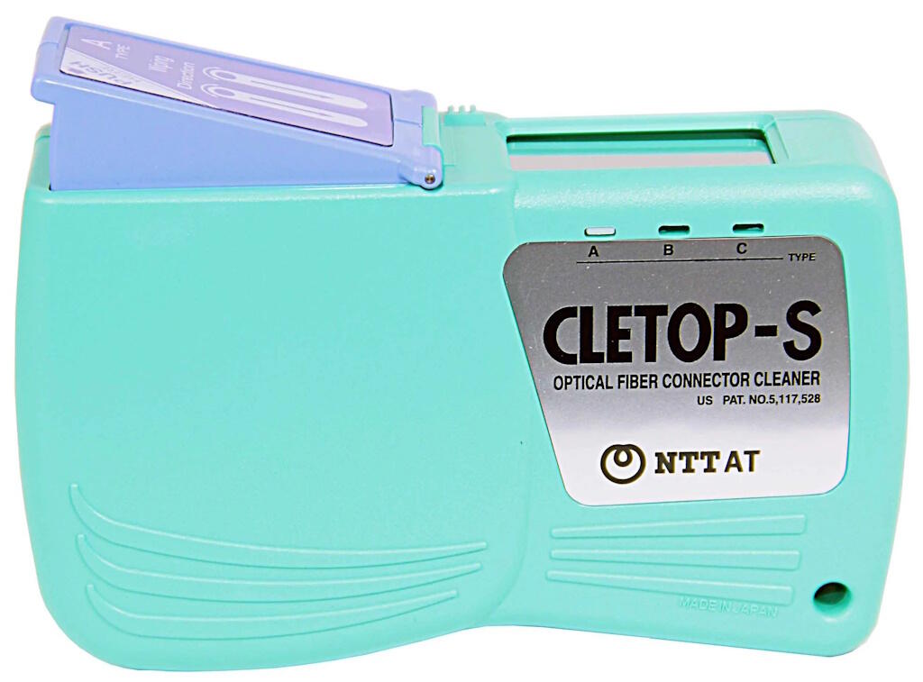 R-CLETOP-SA-BLUE NTT AT 14110501 Cletop-S Connector Cleaner Type A for SC,FC,ST, E-2000. With blue tape.