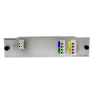 Fiberworks 4 ch multimode CWDM Mux+Demux C51-C57, 50 µm OM2