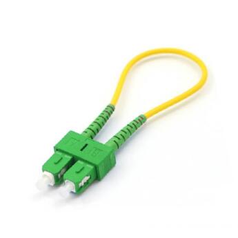 P-SM9-L2Y-SCA-SCA0.2 Fiberworks AS  Loopsnor SM SPX SC/APC 20 cm 9/OS2 G.657.A1 &#248;2mm Gul