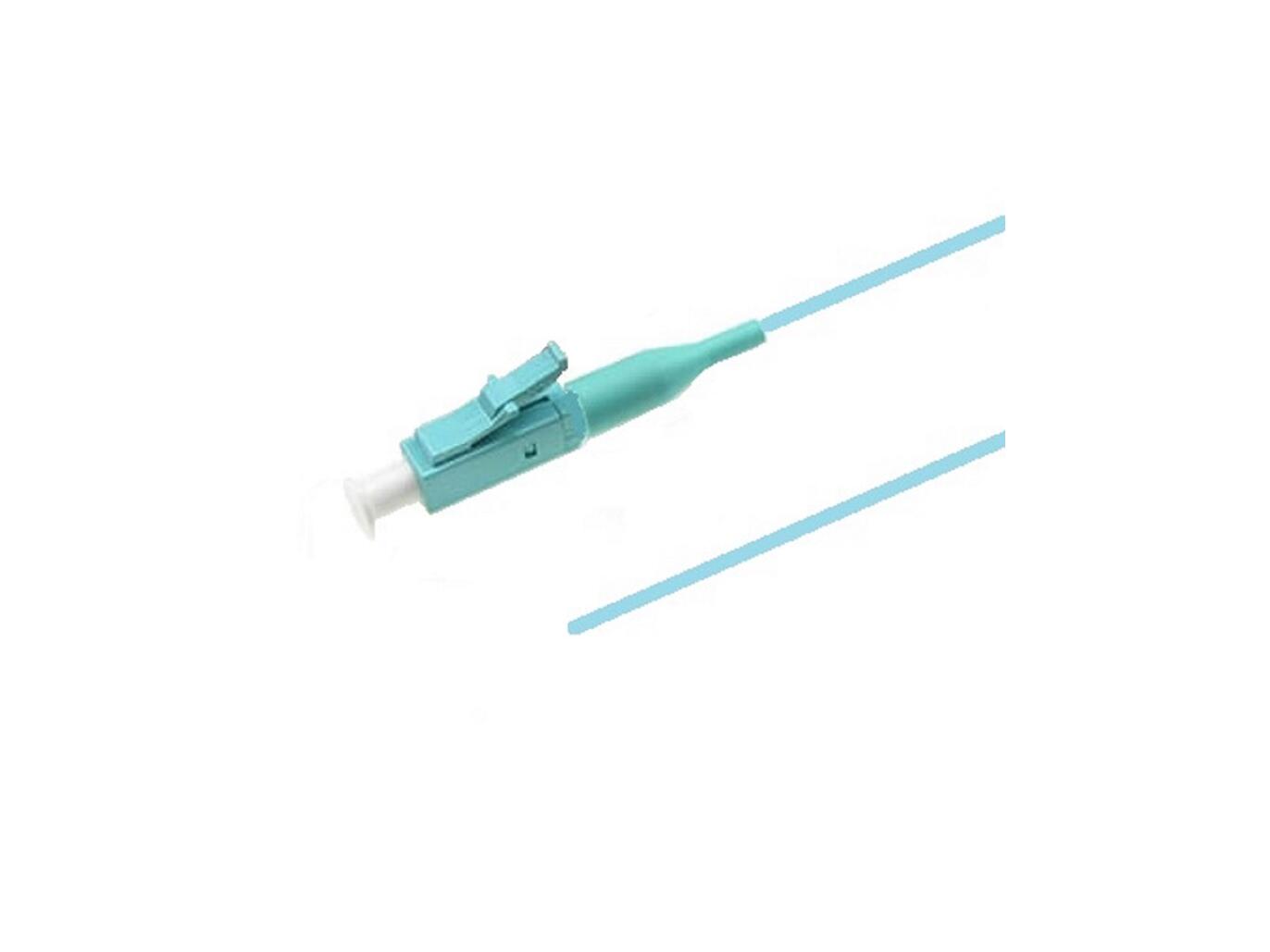 PT-OM4-T9A-LCP-15-BP Fiberworks AS  Pigtail LC/PC,12-pack blister, 1,5 m 50/OM4 BIF, Tight Buffer 900µm, Aqua