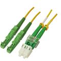 Snor SM DPX E2000/APC-LC/APC 0,5 m 9/OS2 G.657.A2 2x &#248;2mm Yellow