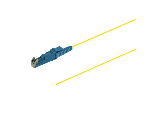 Fiberhale SM E2000/UPC 12-pakning 1,5 m 9/OS2 G.657.A2, 900µm fast kledning, Gul 