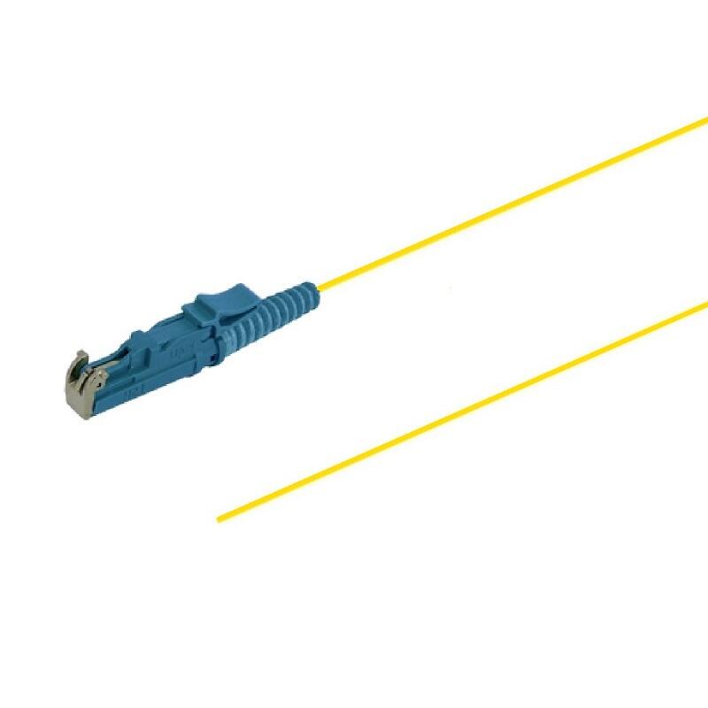 PT-SM9-T9Y-E2U-15-BP Fiberworks AS  Pigtail SM E2000/UPC 12-pack blist 1,5 m G.657.A2, 900µm tight buffer Yellow