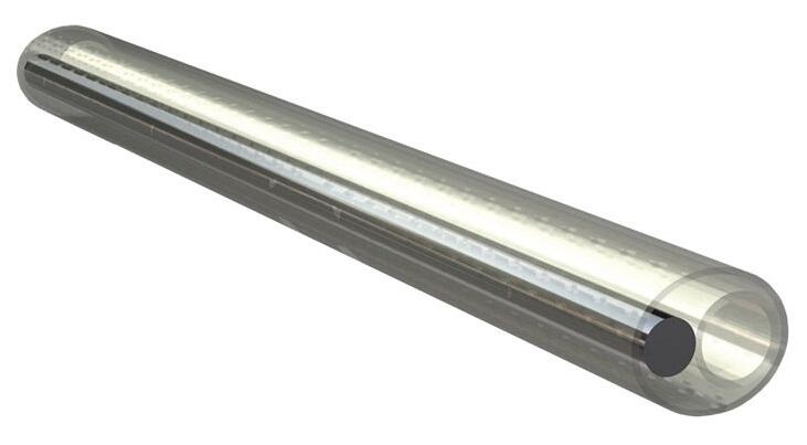 SP-SLV-24-61mm-CLEAR   Skj&#248;tehylser, 61 mm, 100-pack Transparent, 2.4 mm diameter etter krymp