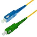 Snor SM SPX SC/APC-SC/UPC 1,5 m 9/OS2 G.657.A2 &#248;2mm Gul
