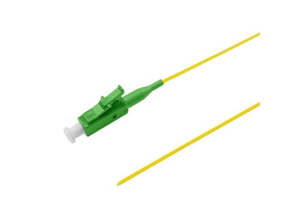 Fiberhale SM LC/APC 12-pakning 1,5 m 9/OS2 G.657.A1, 900µm fast kledning, Gul 