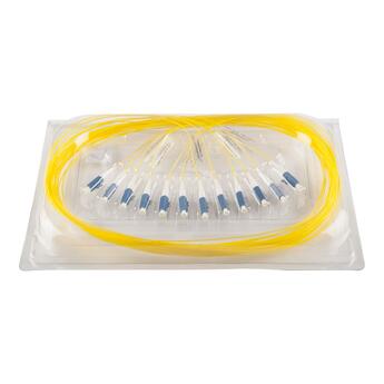 PT-SM9-T9Y-LCU-15-BP Fiberworks AS  Fiberhale SM LC/UPC 12-pakning 1,5 m 9/OS2 G.657.A1, 900&#181;m fast kledning, Gul