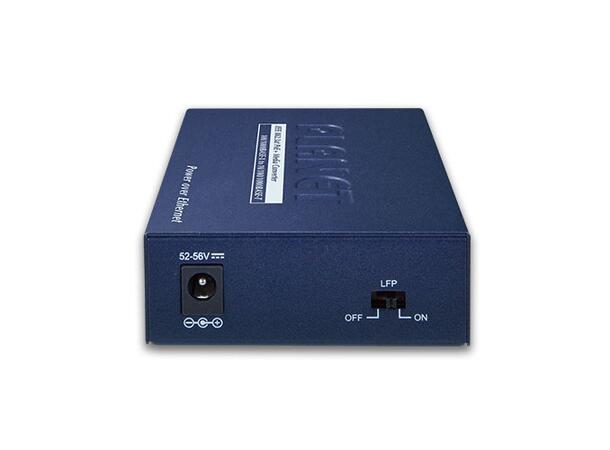 GTP-805A PoE GigEthernet Media Converter SFP Port, 52V/30W PoE Power
