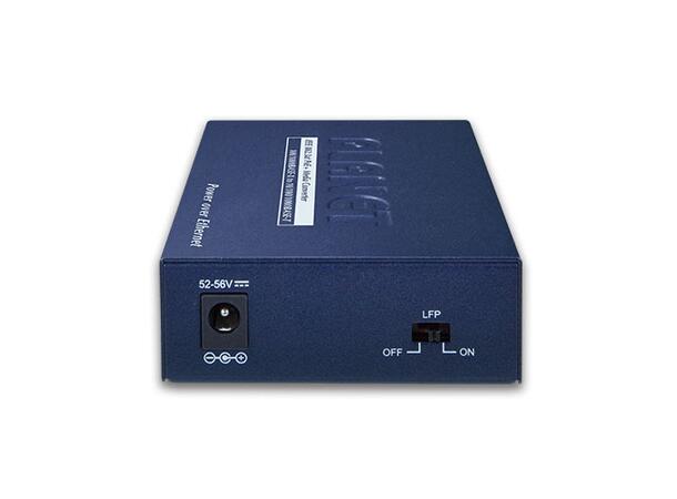 GTP-805A PoE GigEthernet Media Converter SFP Port, 52V/30W PoE Power 