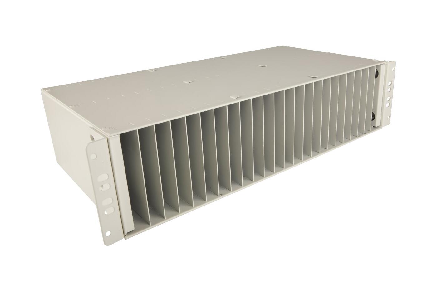 SP-FP-ODF-STOR Fiberworks AS  Panel, stor ODF 19&quot; 1,5U for 24 SC-DPX Med 1U kabelf.+5U deksel+2,5U lagr.enh