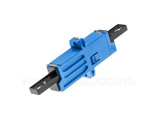 Adapter SM E2000-SPX Blue With flange, screw mount, Zr. sleeve 