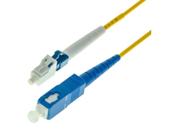 Snor SM SPX LC/UPC-SC/UPC xx m 9/OS2 G.657.A2 ø2mm Gul 