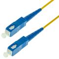 Snor SM SPX SC/UPC-SC/UPC 1,5 m 9/OS2 G.657.A2 &#248;2mm Gul