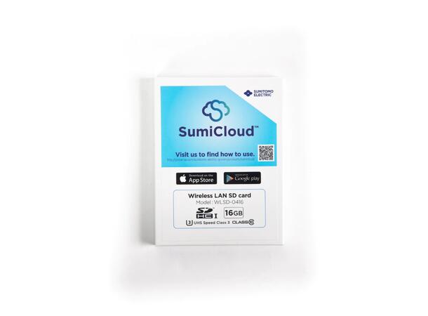 Sumicloud Trådløst SD minnekort WLSD-041 For Sumitomo skjøtemaskiner, 16GB 