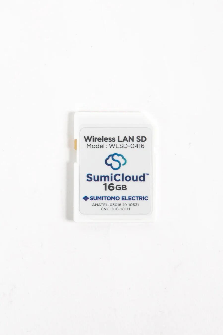 SUM-VP039IT0108 Sumitomo Electric VP039IT0108 Sumicloud Tr&#229;dl&#248;st SD minnekort WLSD-041 For Sumitomo skj&#248;temaskiner, 16GB