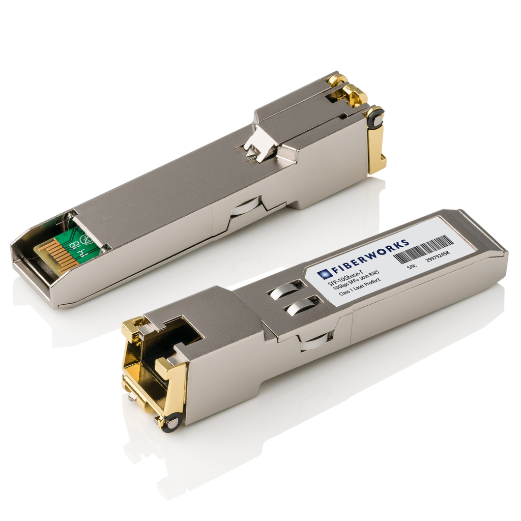 SFP+, 10Gbase-T Copper Interface, I-temp RJ45, 30m on Cat6/7, HP ...