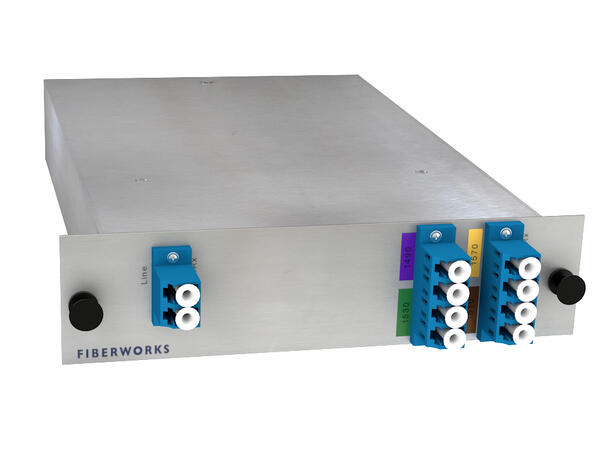 Fiberworks 4ch. CWDM BiDi Mux/Demux LGX2 Single fiber, LC/UPC, A-side 