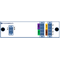 F-CMUX-BIDI4-A-LGX2 Fiberworks AS  Fiberworks 4ch. CWDM BiDi Mux/Demux LGX2 Single fiber, LC/UPC, A-side