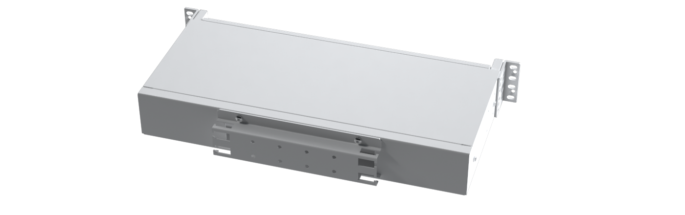SP-FP15-KIT2-SCU-24 Fiberworks AS  Panel 1,5U med 24 SC/UPC fiberhaler 12 SC-DPX adapter, installasjonsett