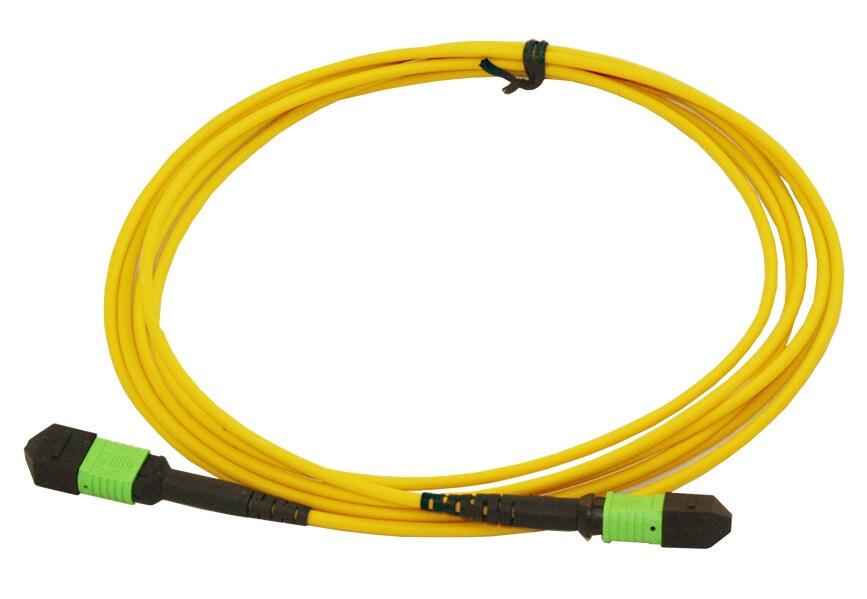 P-G2D-M6Y-M2MaM2M-01   Patch MPO24(m) - MPO24(m), pol. A, 1 m 24-core singlemode G.652.D, 6mm, Yellow