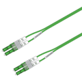 Snor MM DPX LC/PC-LC/PC 1 m 50/OM5 BIF 2x ø2mm Lime Grønn