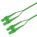 Snor MM DPX SC/PC-SC/PC 0,5 m 50/OM5 BIF 2x ø2mm Lime Grønn