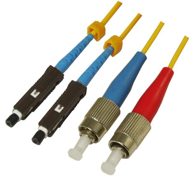 P-SM9-D2Y-MUU-FCU-xx Fiberworks AS  Snor SM DPX MU/UPC-FC/UPC xx m 9/OS2 G.657.A2 2x &#248;2mm Gul
