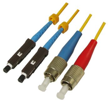 P-SM9-D2Y-MUU-FCU-xx Fiberworks AS  Snor SM DPX MU/UPC-FC/UPC xx m 9/OS2 G.657.A2 2x &#248;2mm Gul