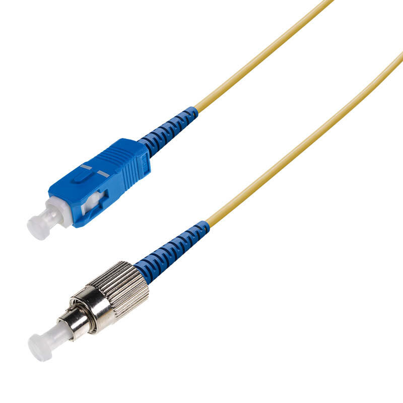 P-SM9-S2Y-SCU-FCU-xx Fiberworks AS  Snor SM SPX SC/UPC-FC/UPC xx m 9/OS2 G.657.A2 ø2mm Gul