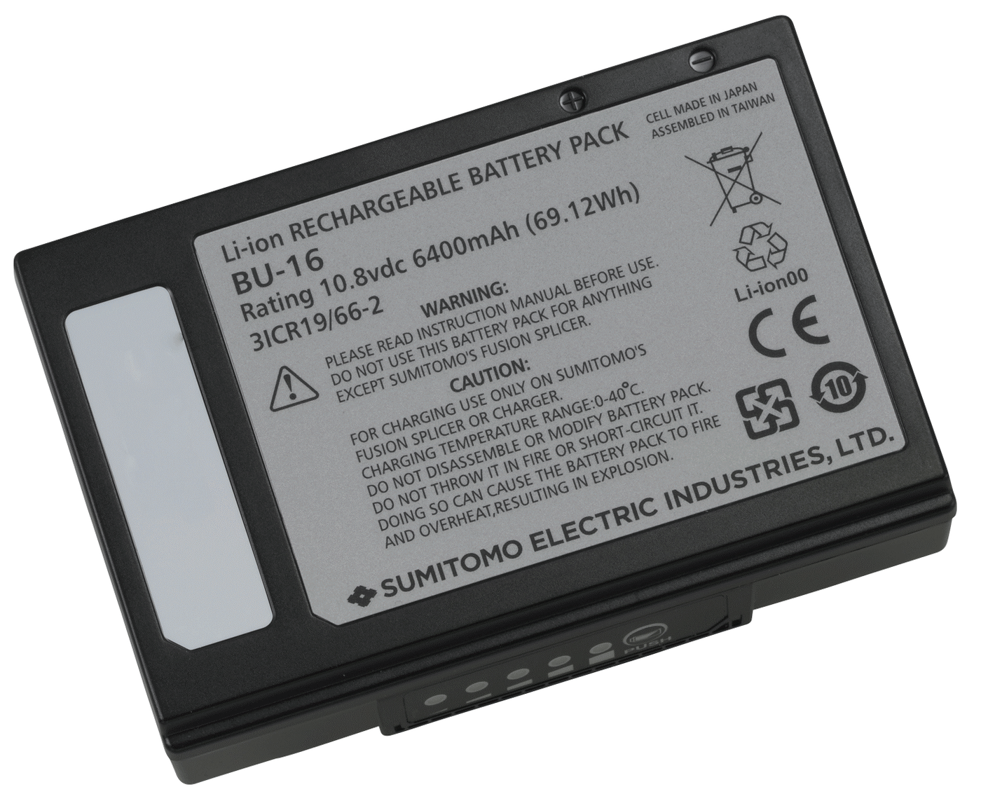 SUM-BU-16 Sumitomo Electric TA015PD0065 Sumitomo BU-16 Li-ion battery for T-72 10.8 V, 6400 mAh