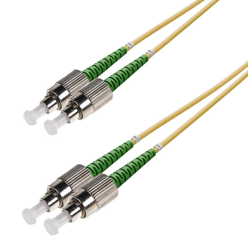 P-SM9-D3Y-FCA-FCA-xx Fiberworks AS  Snor SM DPX FC/APCR-FC/APCR xx m 9/OS2 G.657.A2 2x ø2mm Gul