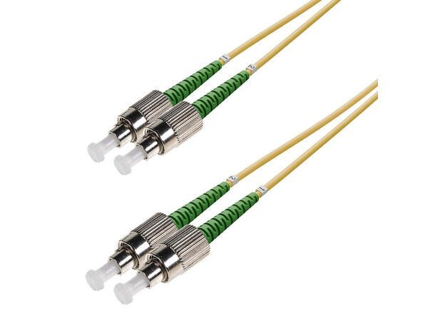 Snor SM DPX FC/APCR-FC/APCR xx m 9/OS2 G.657.A2 2x ø2mm Gul 