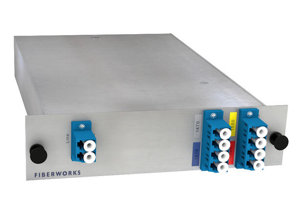 Fiberworks 4ch. CWDM BiDi Mux/Demux LGX2 Single fiber, LC/UPC, B-side 