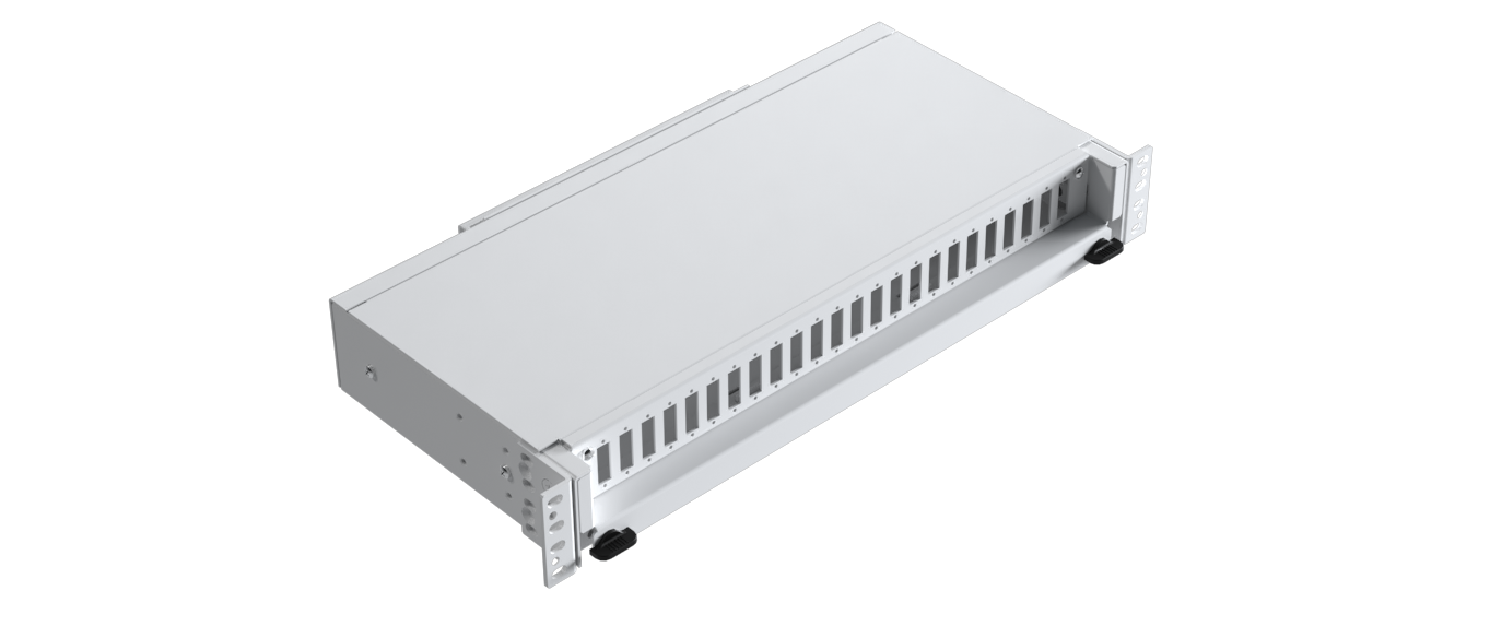 SP-FP15-KIT2-SCA-48 Fiberworks AS  Panel 1,5U with 48 SC/APC pigtails 24 SC-DPX adapter &amp; installation kit