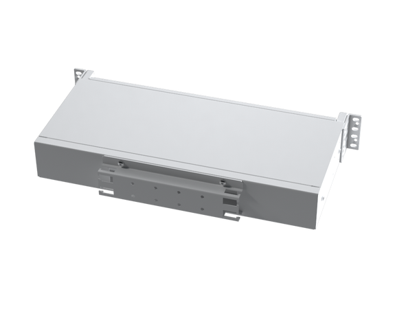 Premontert panel SM 1,5U Hvit 48 SC/APC 24 SC-DPX, 48 fiberhaler, inst.sett 