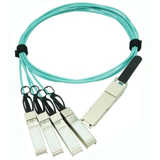 QSFP28 to 4 SFP28 Active Optical Cable 100GBASE-SR4, AOC