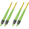 Snor SM DPX FC/APCR-FC/APCR 1 m 9/OS2 G.657.A2 2x &#248;3mm Gul