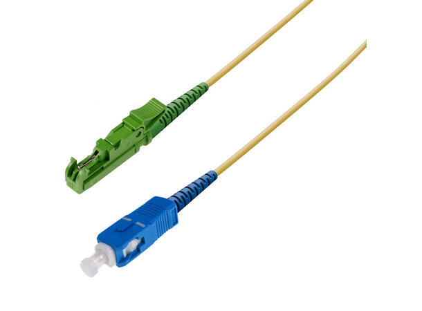 Snor SM SPX E2000/APC-SC/UPC xx m 9/OS2 G.657.A2 ø2mm Gul 