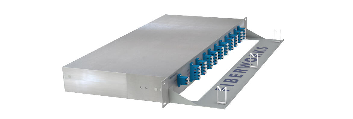 F-DMUX-SF40-2160-LU Fiberworks AS  Fiberworks 40 ch. DWDM Mux/Demux 19&quot; 1RU ITU ch. 21-60, 100 GHz, Single Fiber, LC