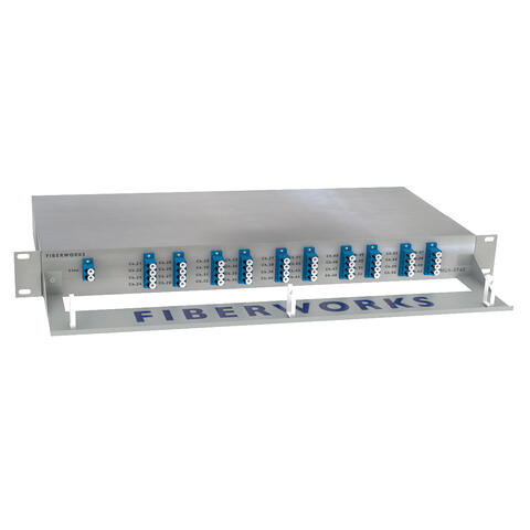 Fiberworks 40 ch. DWDM Mux/Demux 19" 1RU ITU ch. 21-60, 100 GHz, Single Fiber, LC
