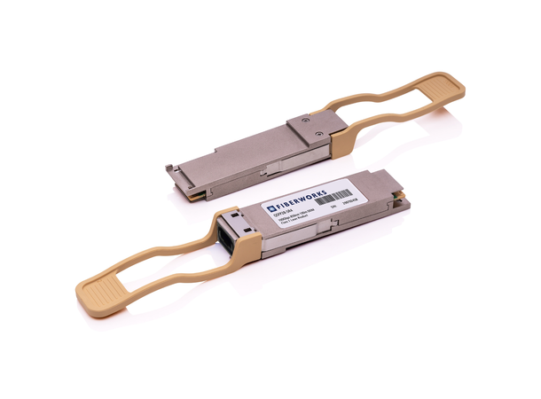 QSFP28, 100GBASE-SR4, 4x25.8 Gbps, 100m 850nm, 2dB, MM, MPO8, Fiberworks 
