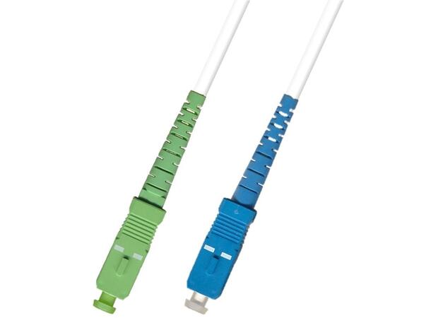 Abonnentsnor SM SPX SC/APC-SC/UPC xx m 9/OS2 G.657.A2 ø3mm Hvit 